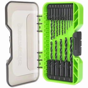 14 Piece Black Oxide Drilling Bit Set