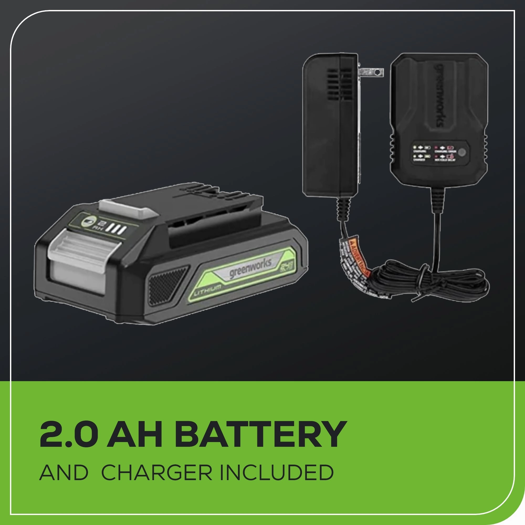 24V 10 Cordless Battery Buffer & Polisher w/ 2.0Ah Battery and Charger