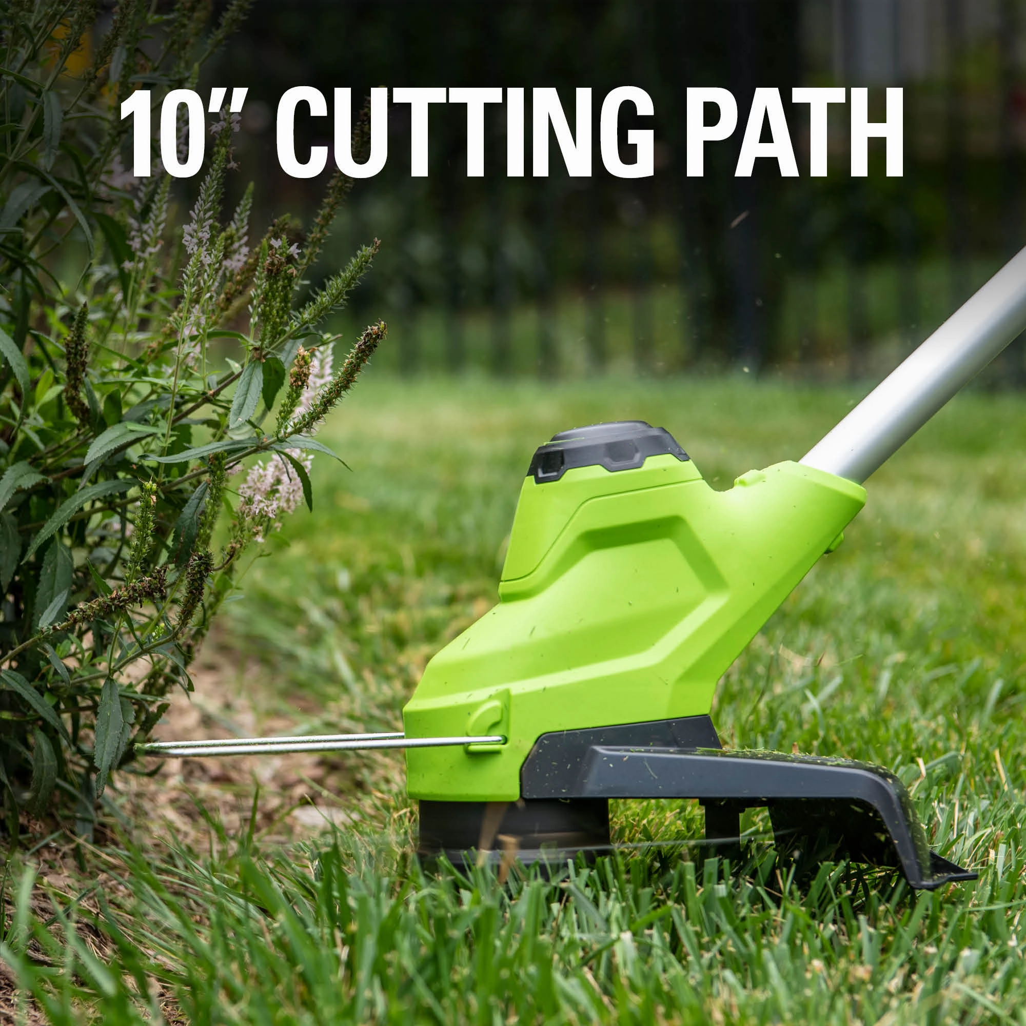 24V 10 Cordless Battery String Trimmer w/ 2.0Ah Battery and Charger