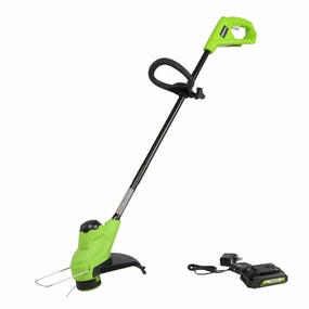 24V 10 Cordless Battery String Trimmer w/ 2.0Ah Battery and Charger