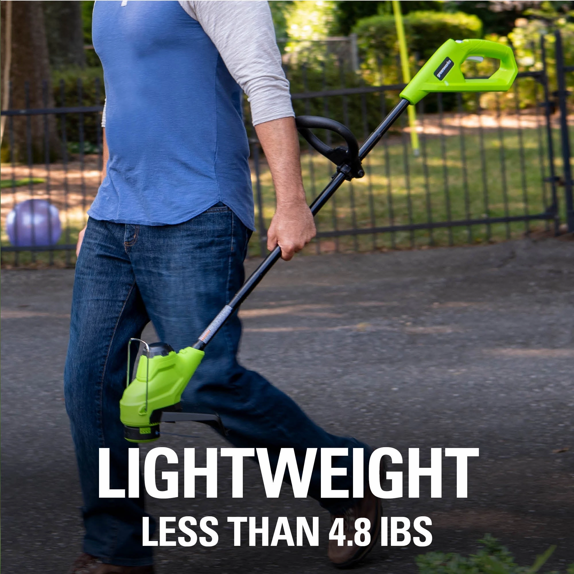 24V 10 Cordless Battery String Trimmer w/ 2.0Ah Battery and Charger