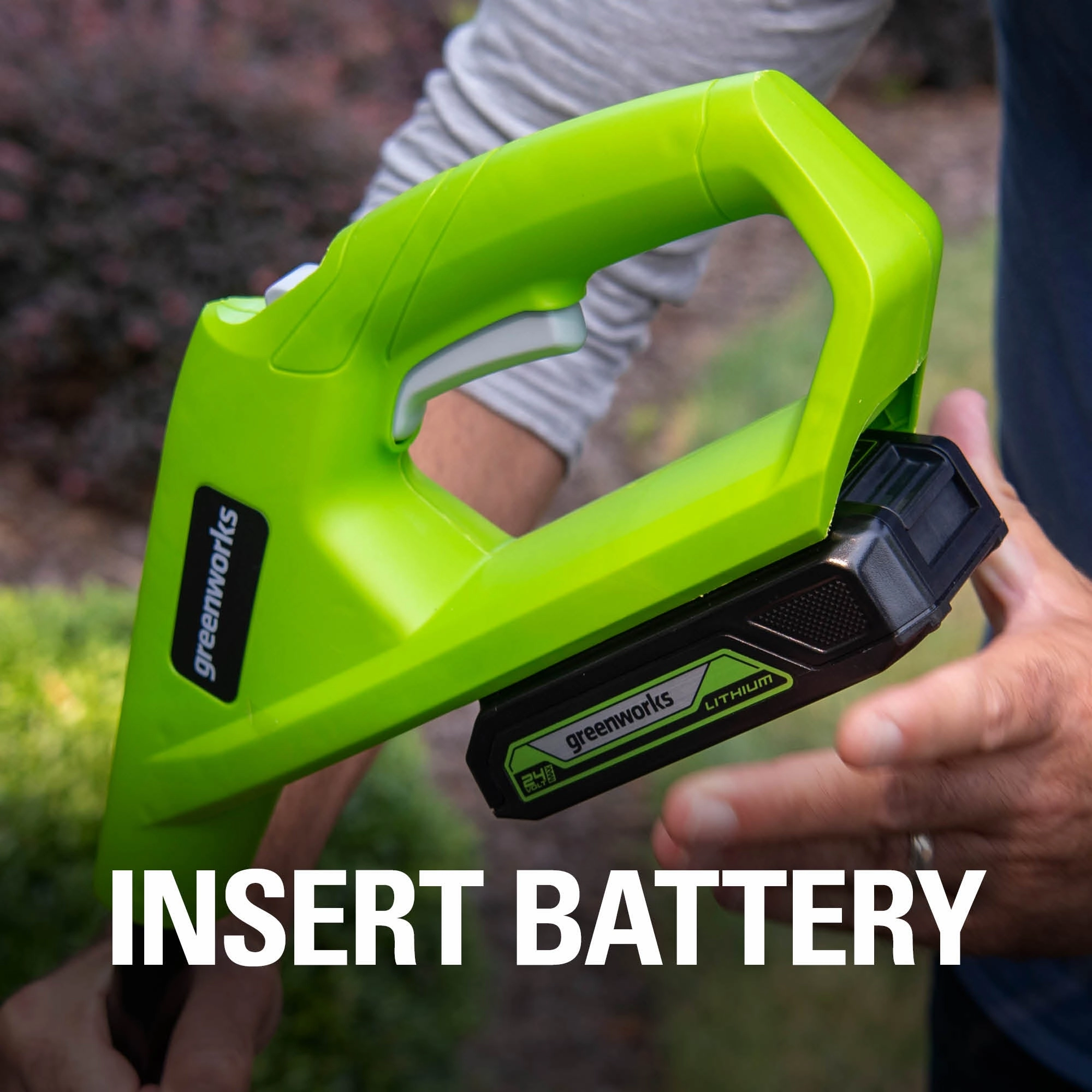 24V 10 Cordless Battery String Trimmer w/ 2.0Ah Battery and Charger