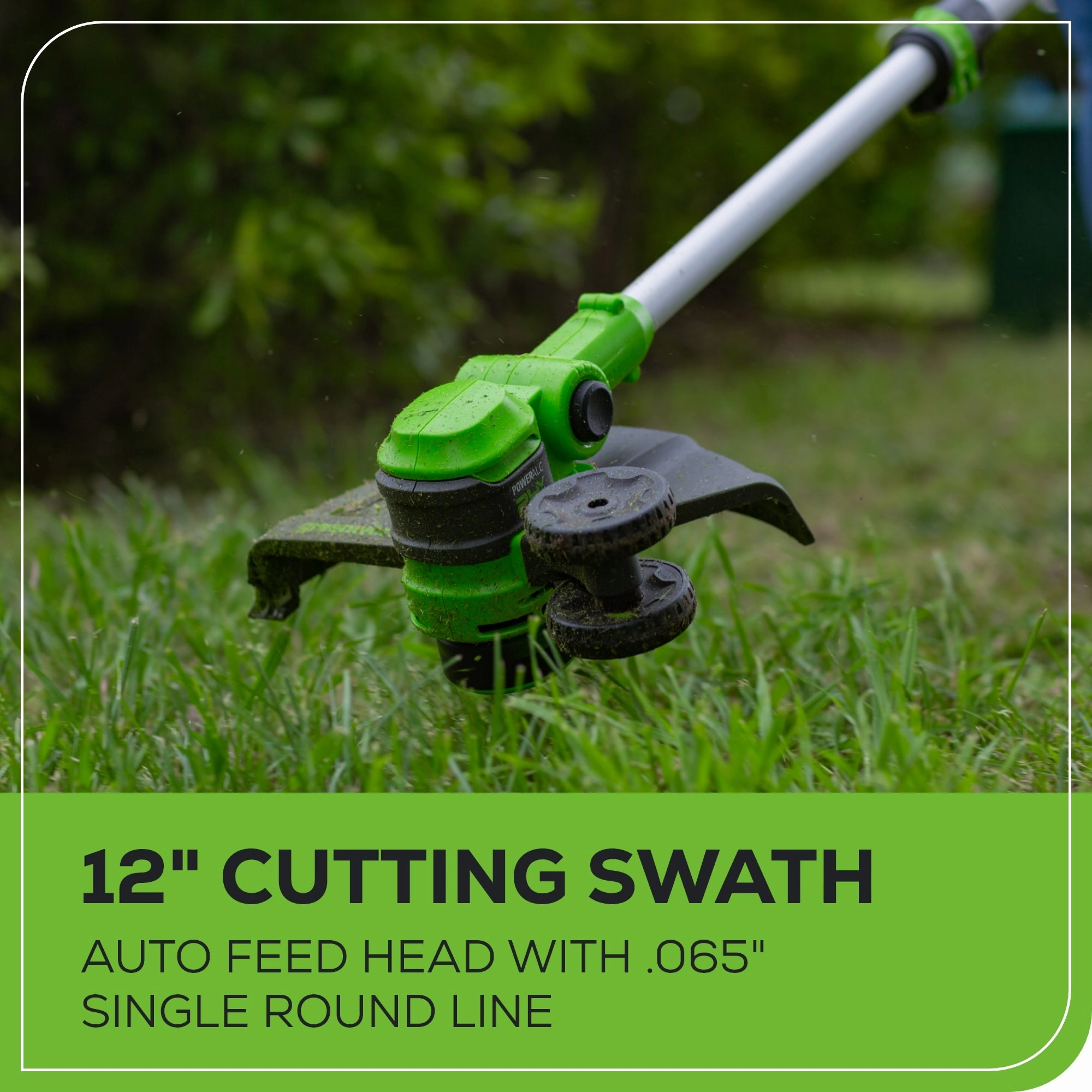 24V 12 Cordless Battery String Trimmer & Edger (Tool Only)