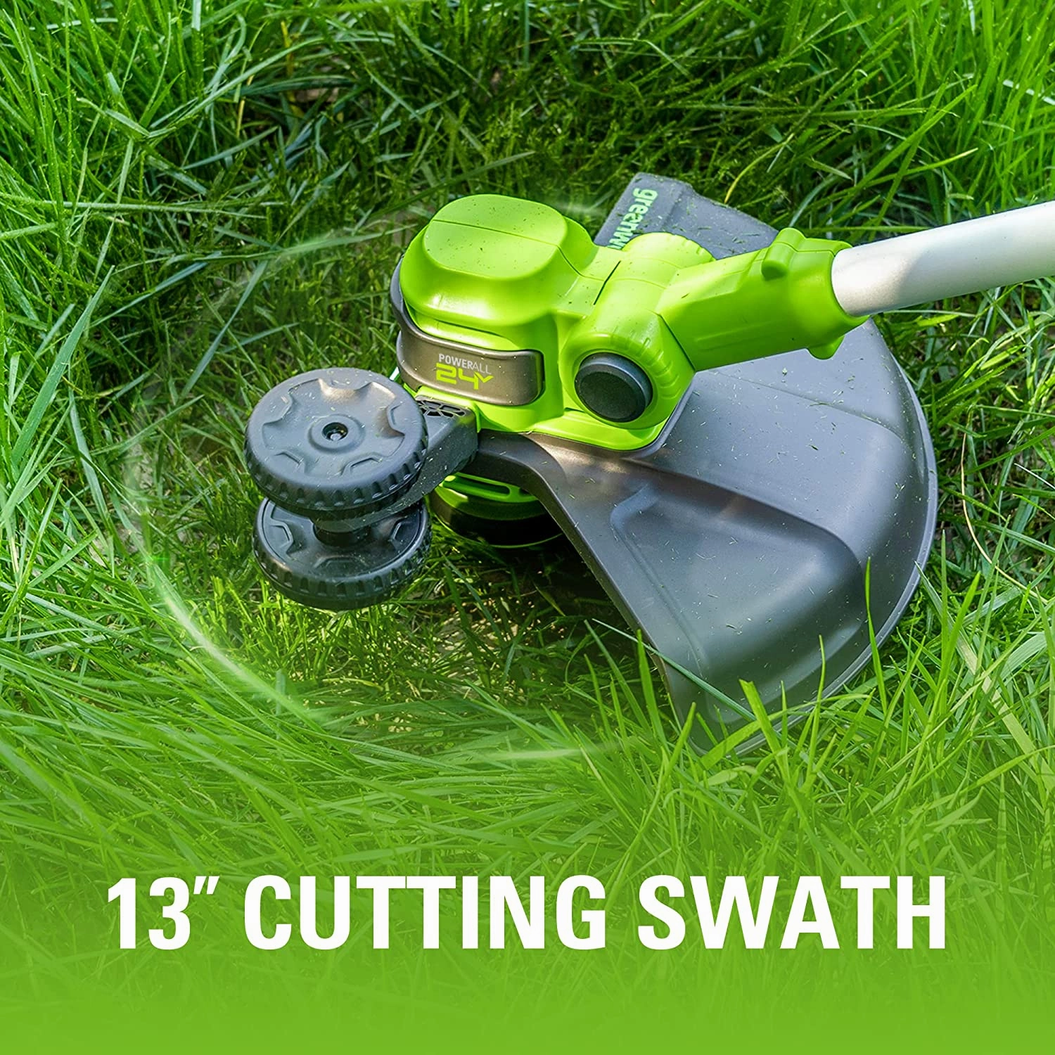 24V 13 Brushless String Trimmer&Edger  w/ 4.0Ah Battery & Charger