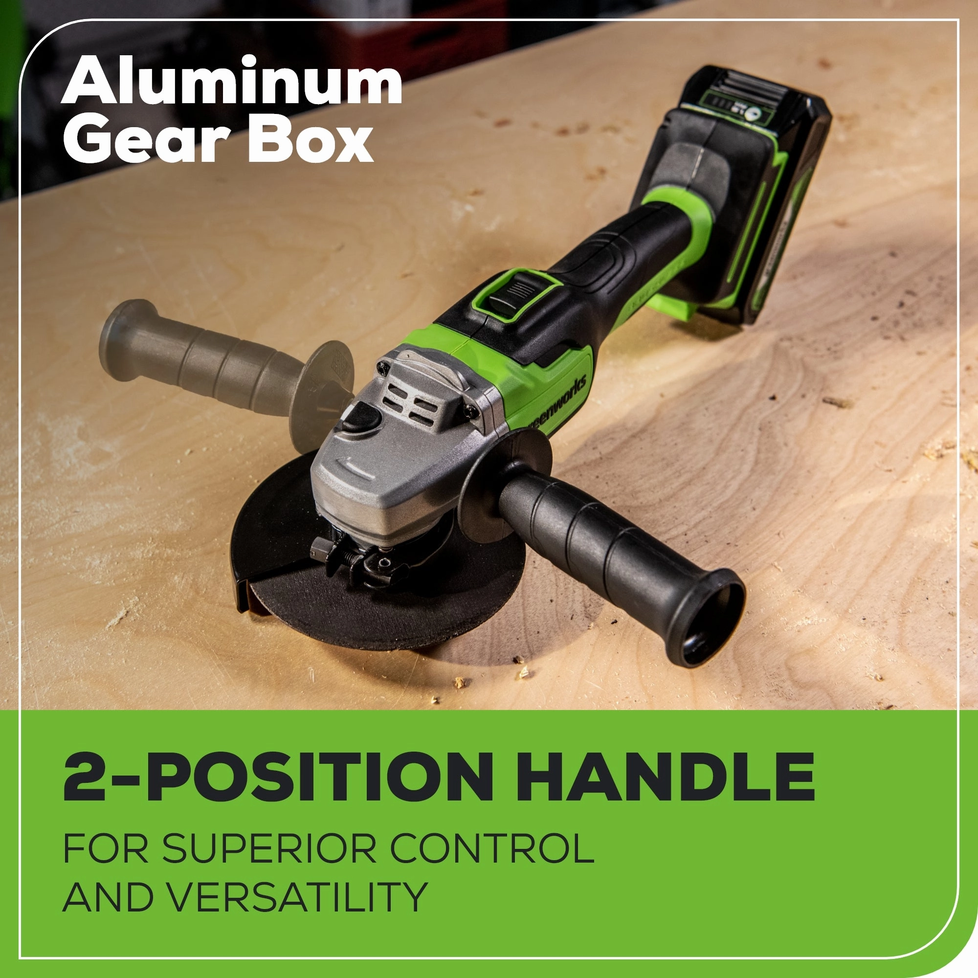 24V 4.5 Cordless Battery Angle Grinder (Tool Only)