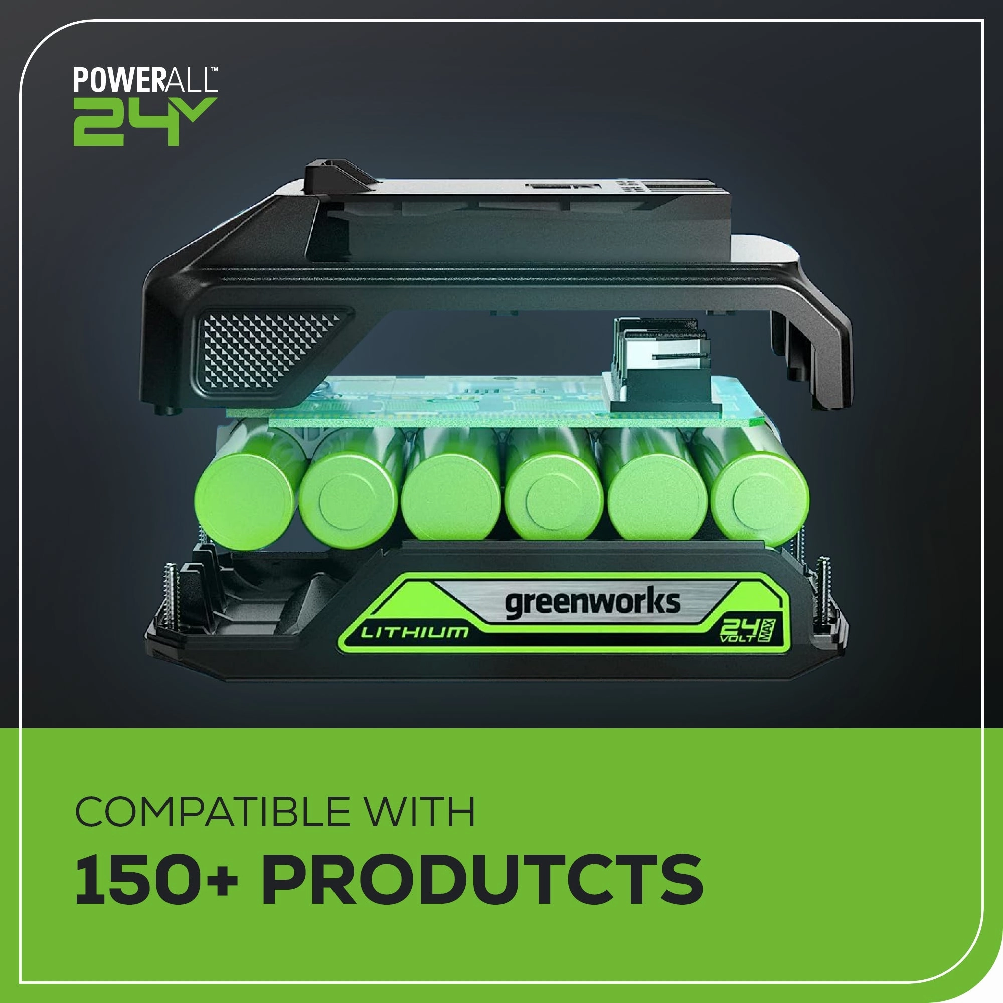 24V Brushless 1/2 310 in/lbs Drill / Driver w/ (2) 2.0Ah Batteries and Charger