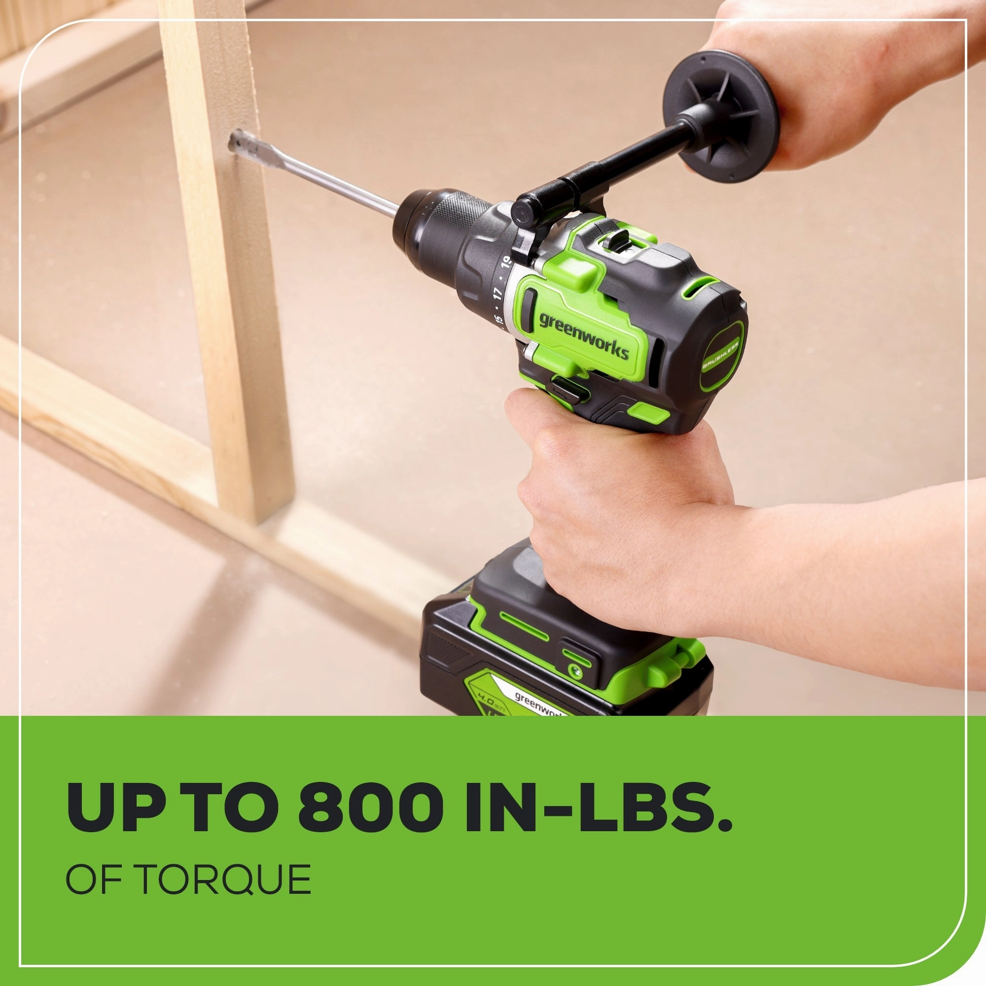 24V Cordless Battery 1/2 800 in/lbs Drill Driver (Tool Only)