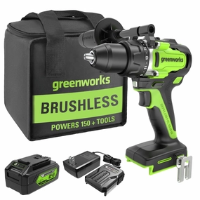 24V Cordless Battery 1/2 800 in/lbs Drill Driver w/ 4.0Ah USB Battery & Charger