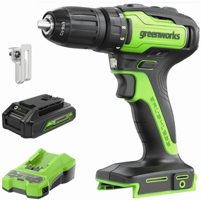 24V Cordless Battery Brushless 1/2 310 in/lbs  Drill / Driver w/ (1) 2.0Ah Battery & Charger