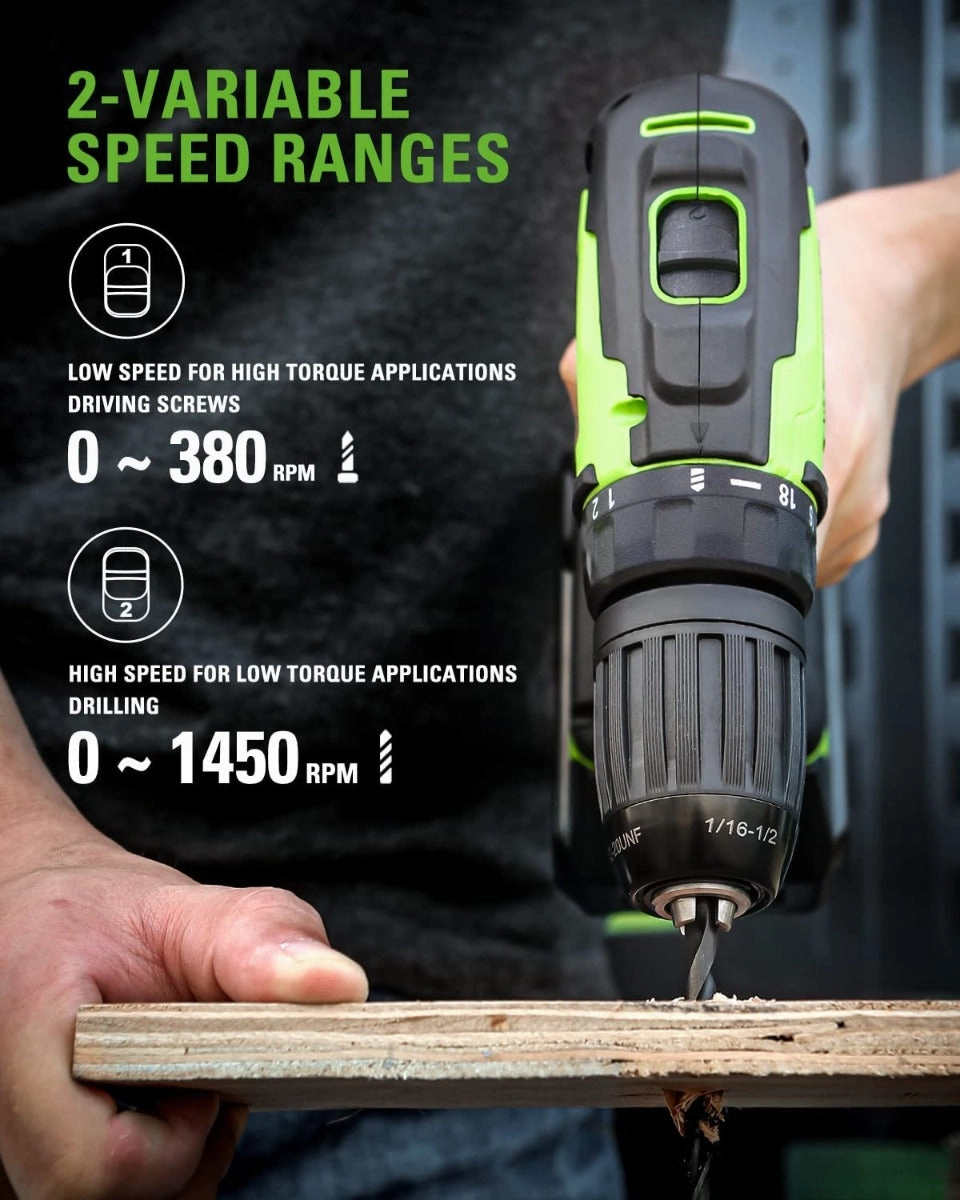 24V Cordless Battery Circular Saw 4PC Combo Kit w/ (2) 2.0Ah Batteries & Charger