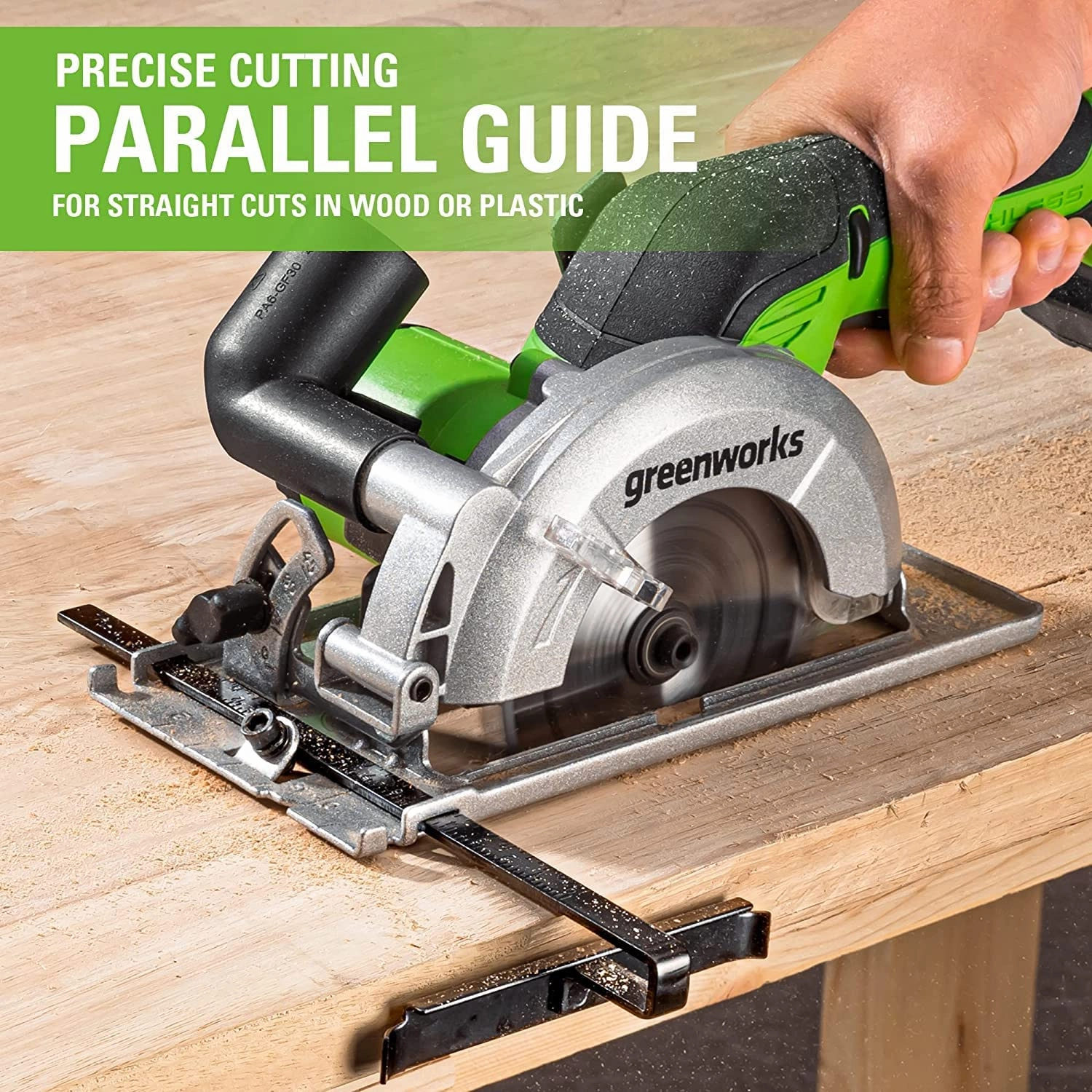 24V Cordless Battery Circular Saw 4PC Combo Kit w/ (2) 2.0Ah Batteries & Charger