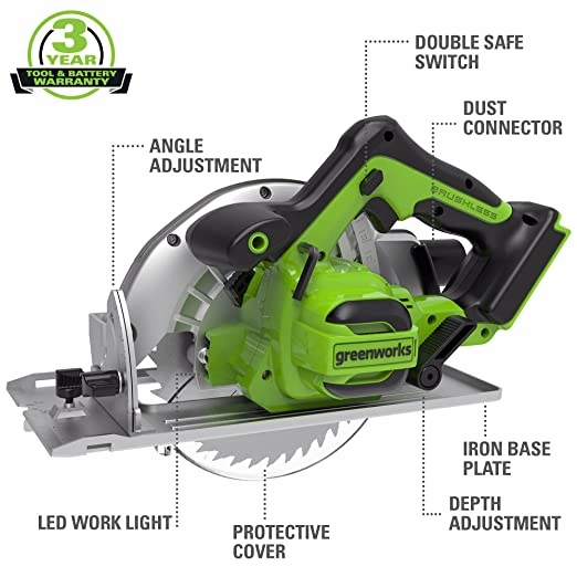 24V Cordless Battery Drill/Driver and Impact Driver and Circ. Saw and 70pc IR Bit Set   3pc Blades Combo Kit w/ Two (2) 2.0Ah Batteries and 4.0Ah Battery & Charger