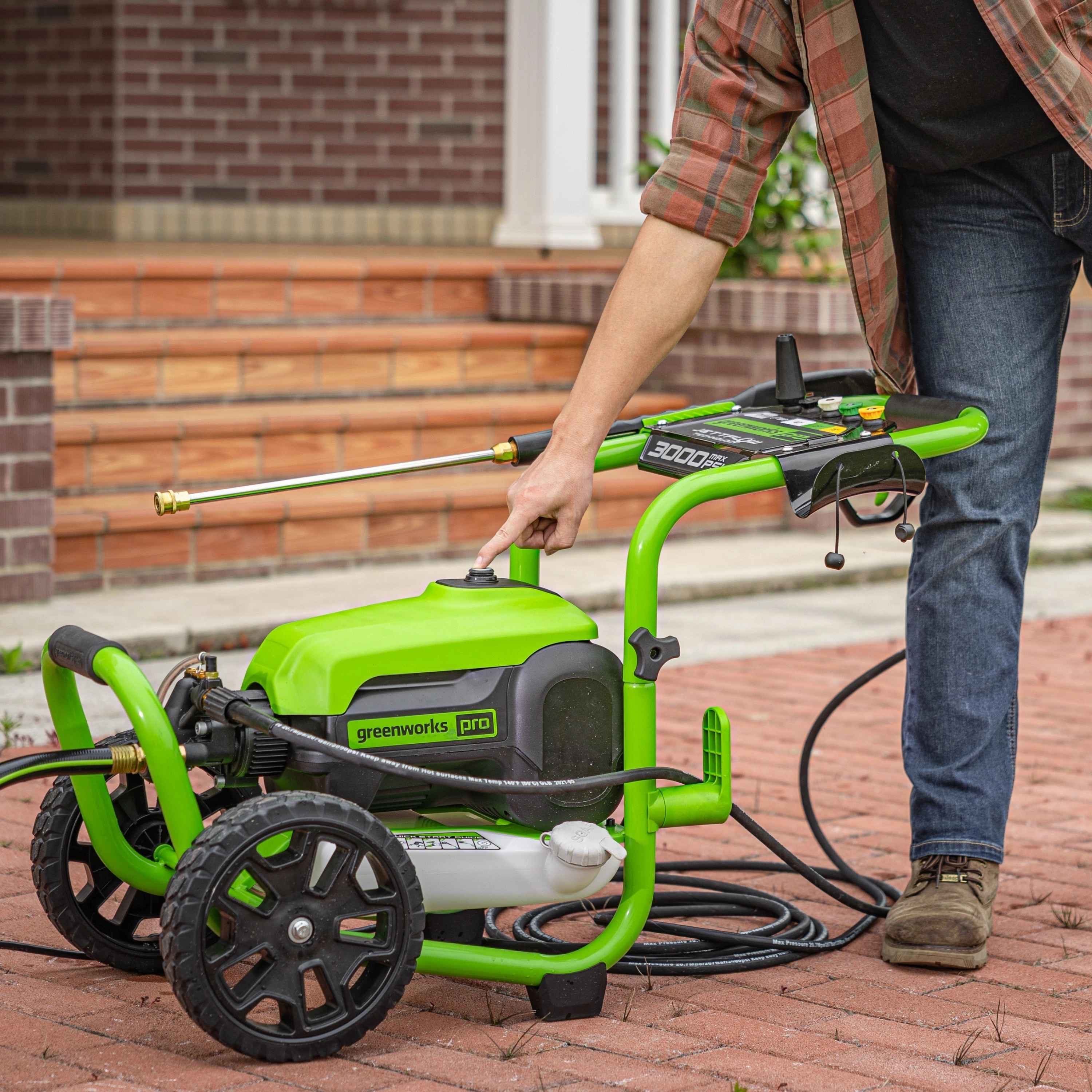 3000 PSI Pressure Washer w/ 15 Surface Cleaner & Extension Combo Kit