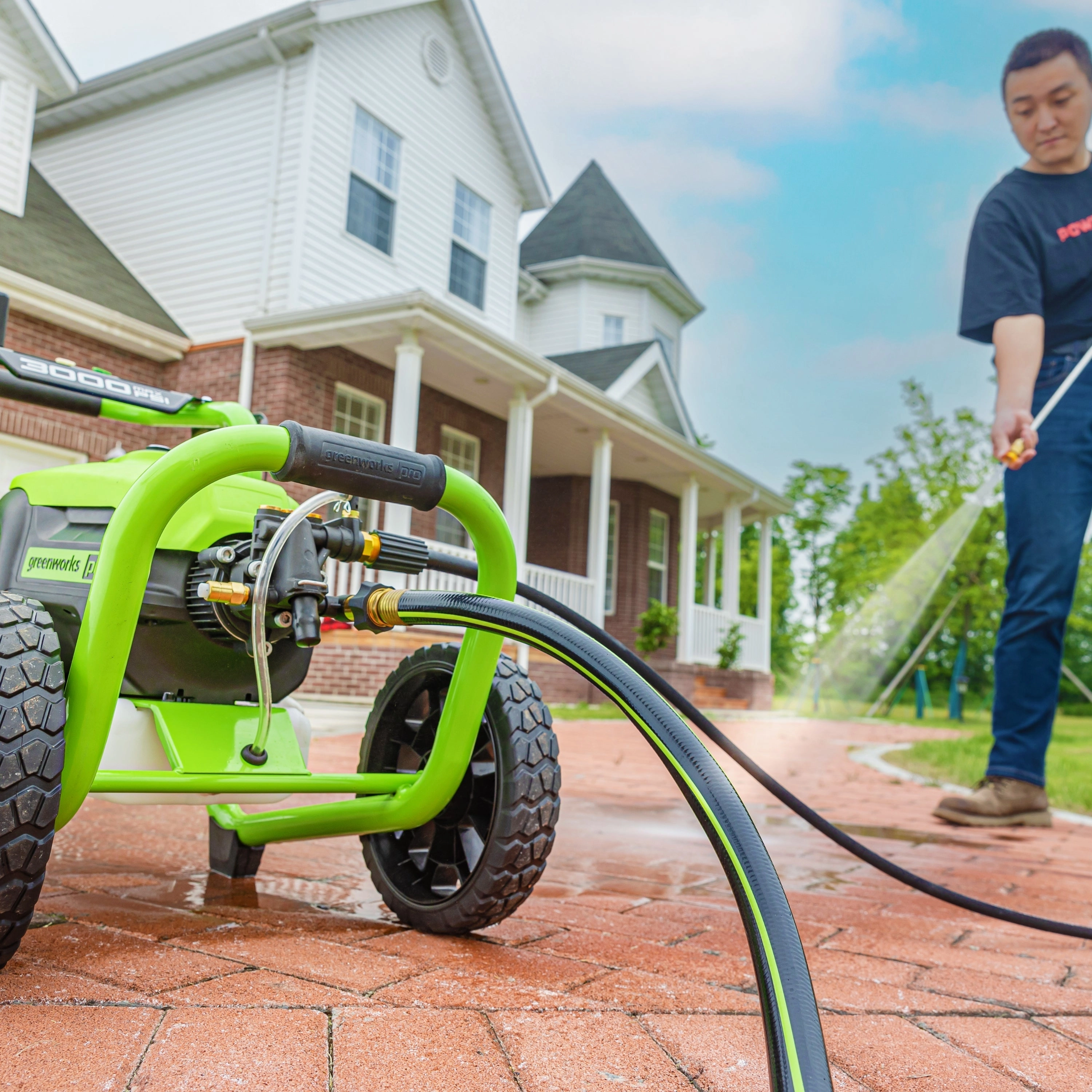 3000 PSI Pressure Washer w/ 15 Surface Cleaner & Extension Combo Kit