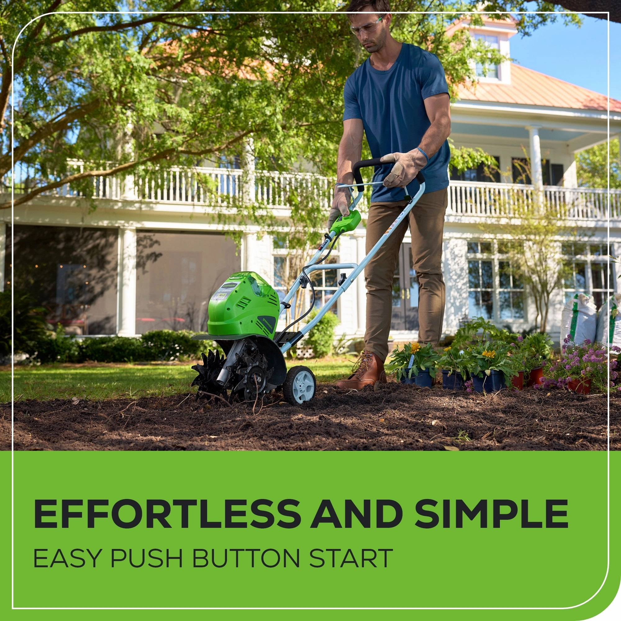 40V 10 Cordless Cultivator / Tiller (Tool Only)