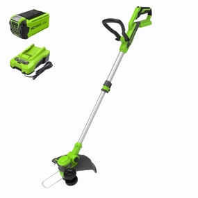 40V 13 Gen 2 Cordless Battery String Trimmer / Edger w/ 2.0Ah USB Battery & Charger