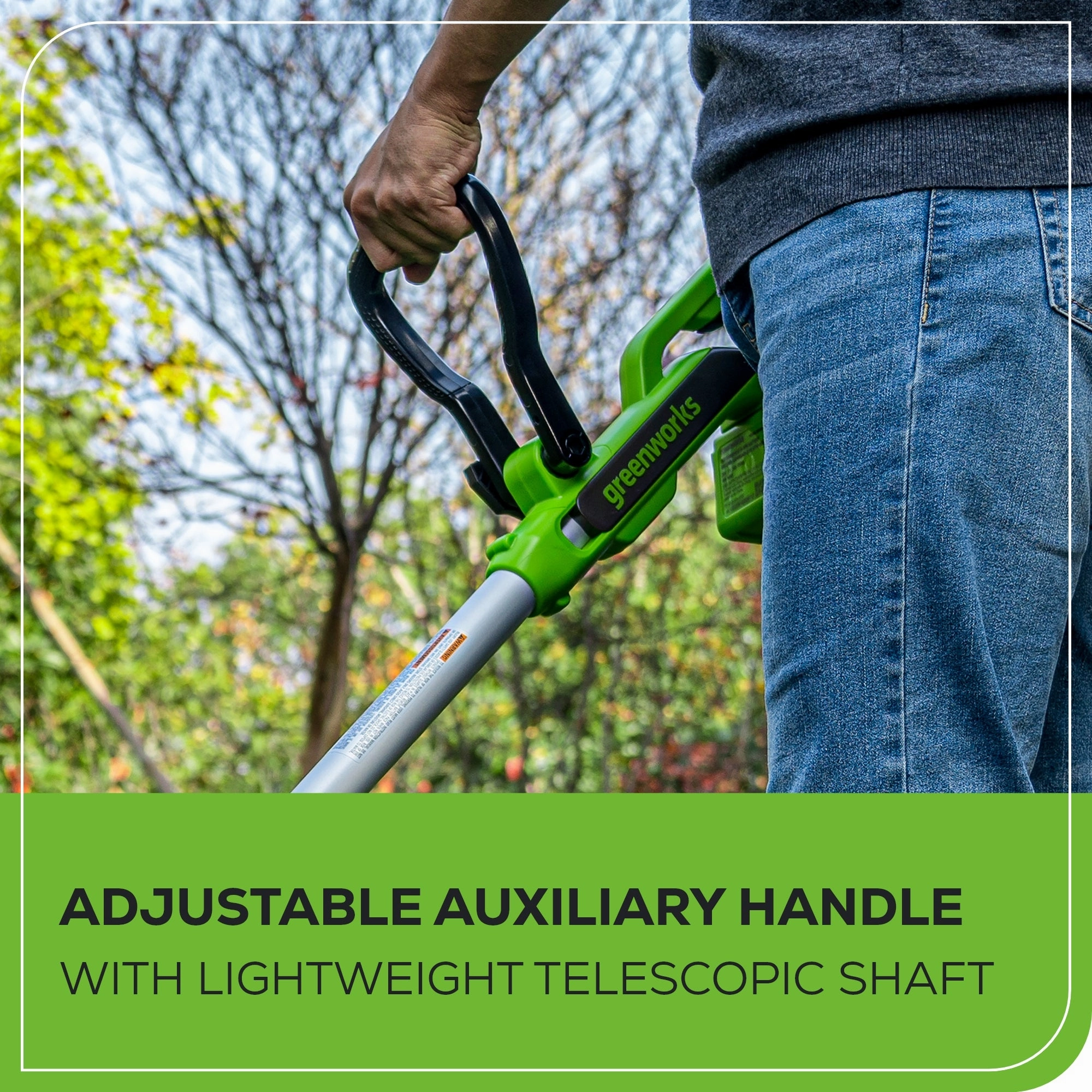 40V 13 Gen 2 Cordless Battery String Trimmer / Edger w/ 2.0Ah USB Battery & Charger