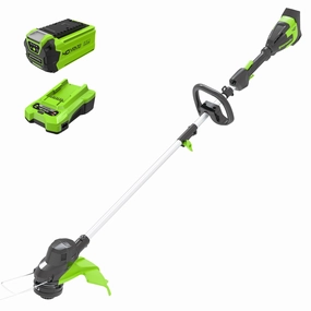 40V 15 Cordless Battery Brushless String Trimmer (Front Mount) w/ 2.5 Ah Battery & Charger