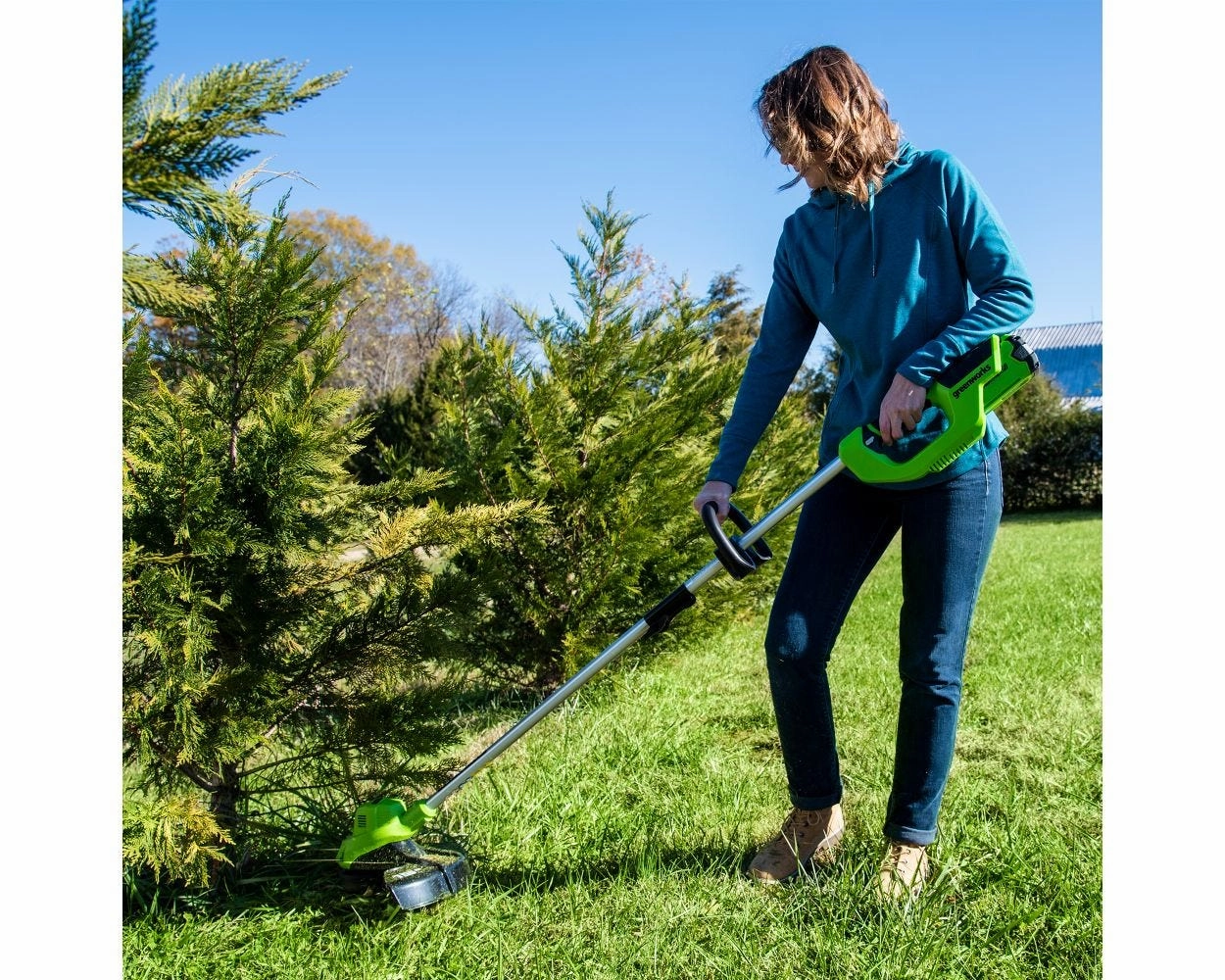 40V 15 Cordless Battery String Trimmer w/ 2Ah Battery & Charger