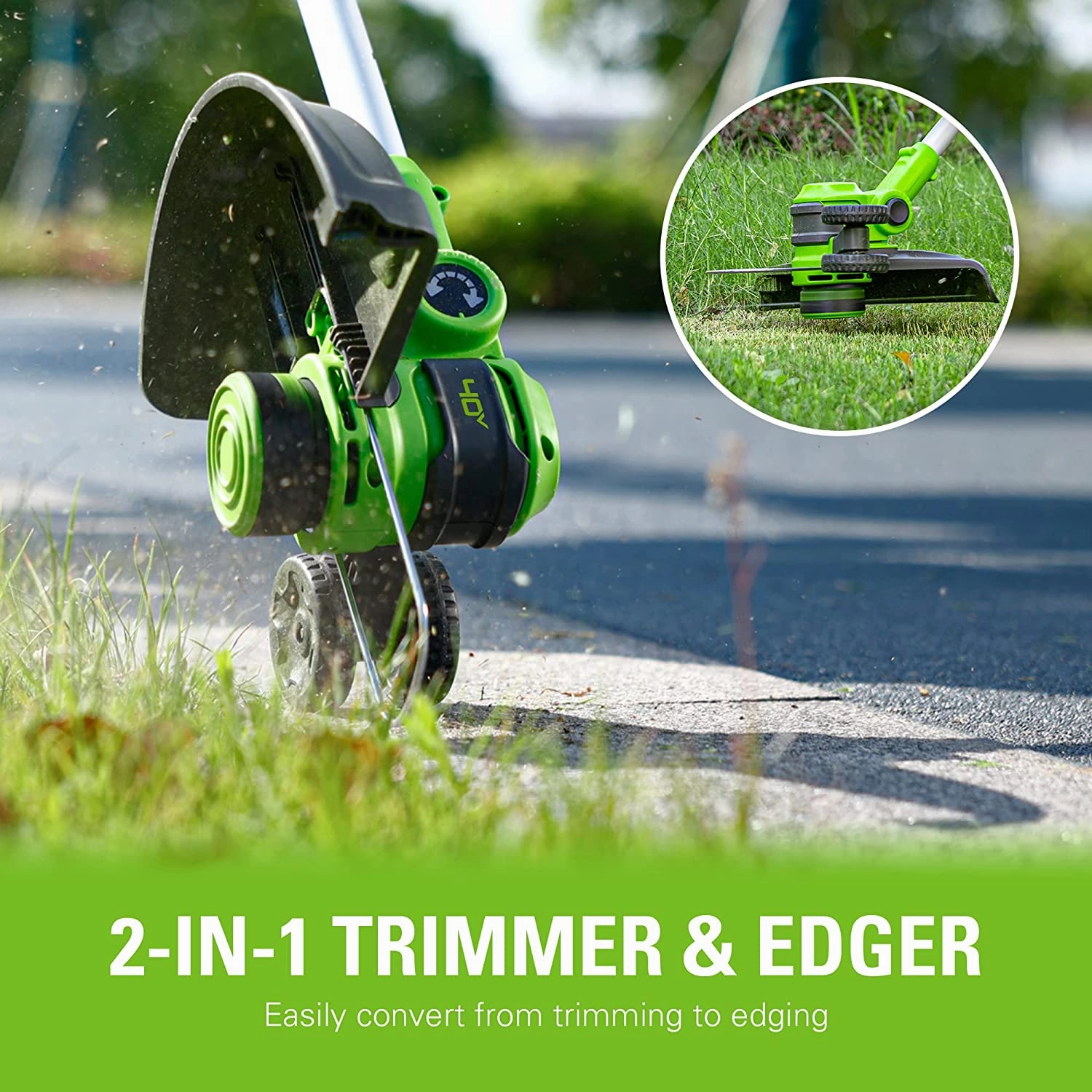 40V 20 Cordless Battery Push Mower 3pc Combo Kit w/ 4.0Ah Battery & Charger