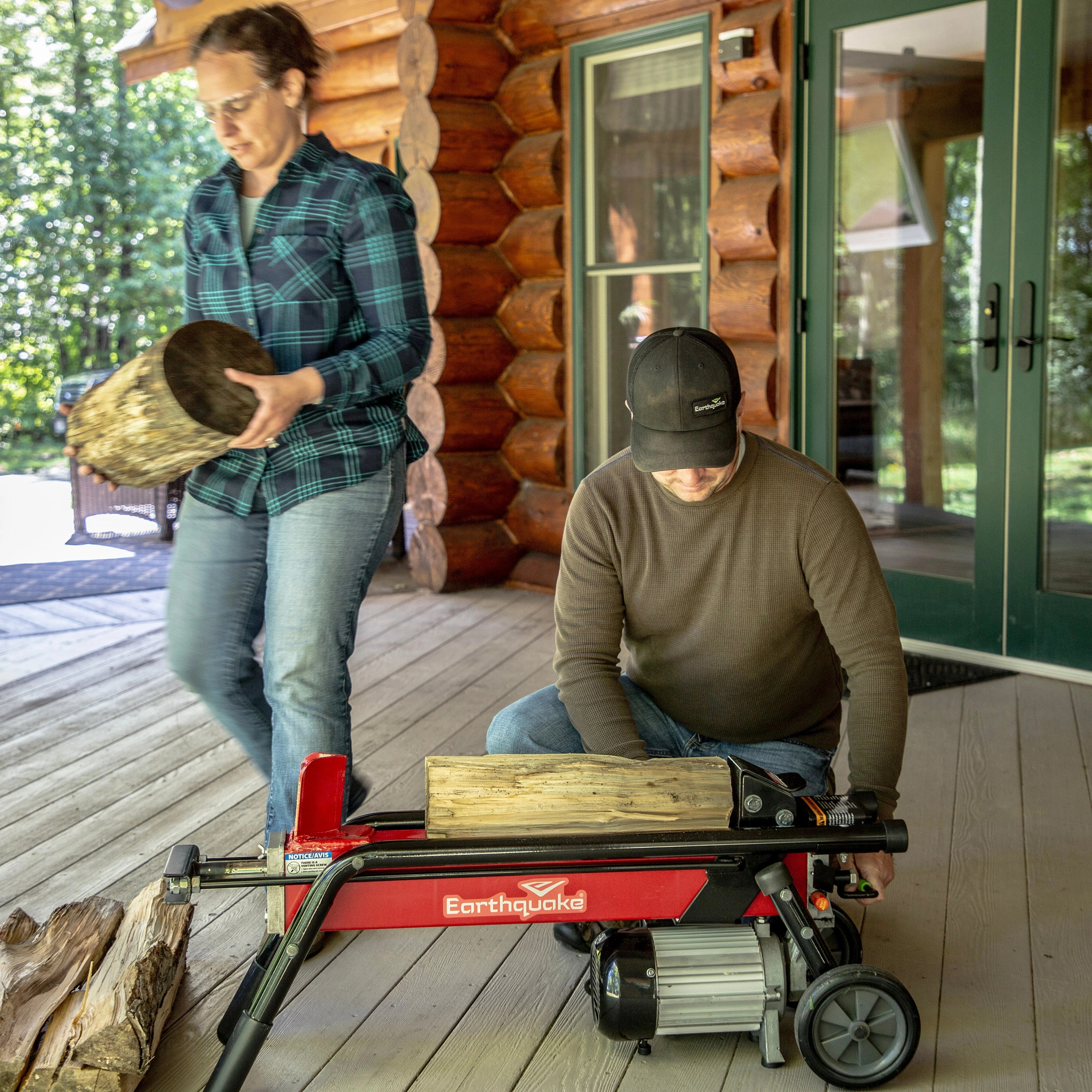 5-Ton Electric Log Splitter