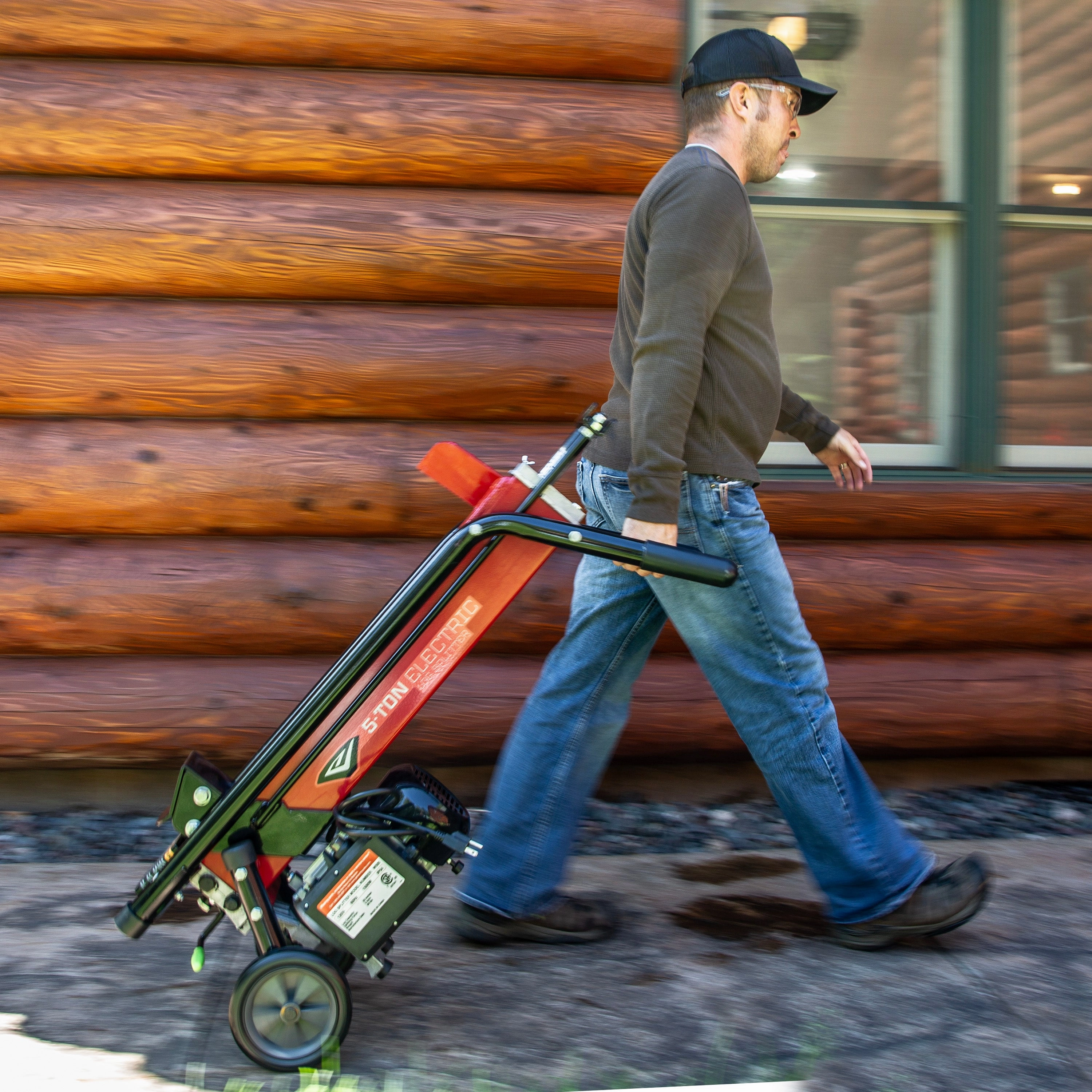 5-Ton Electric Log Splitter