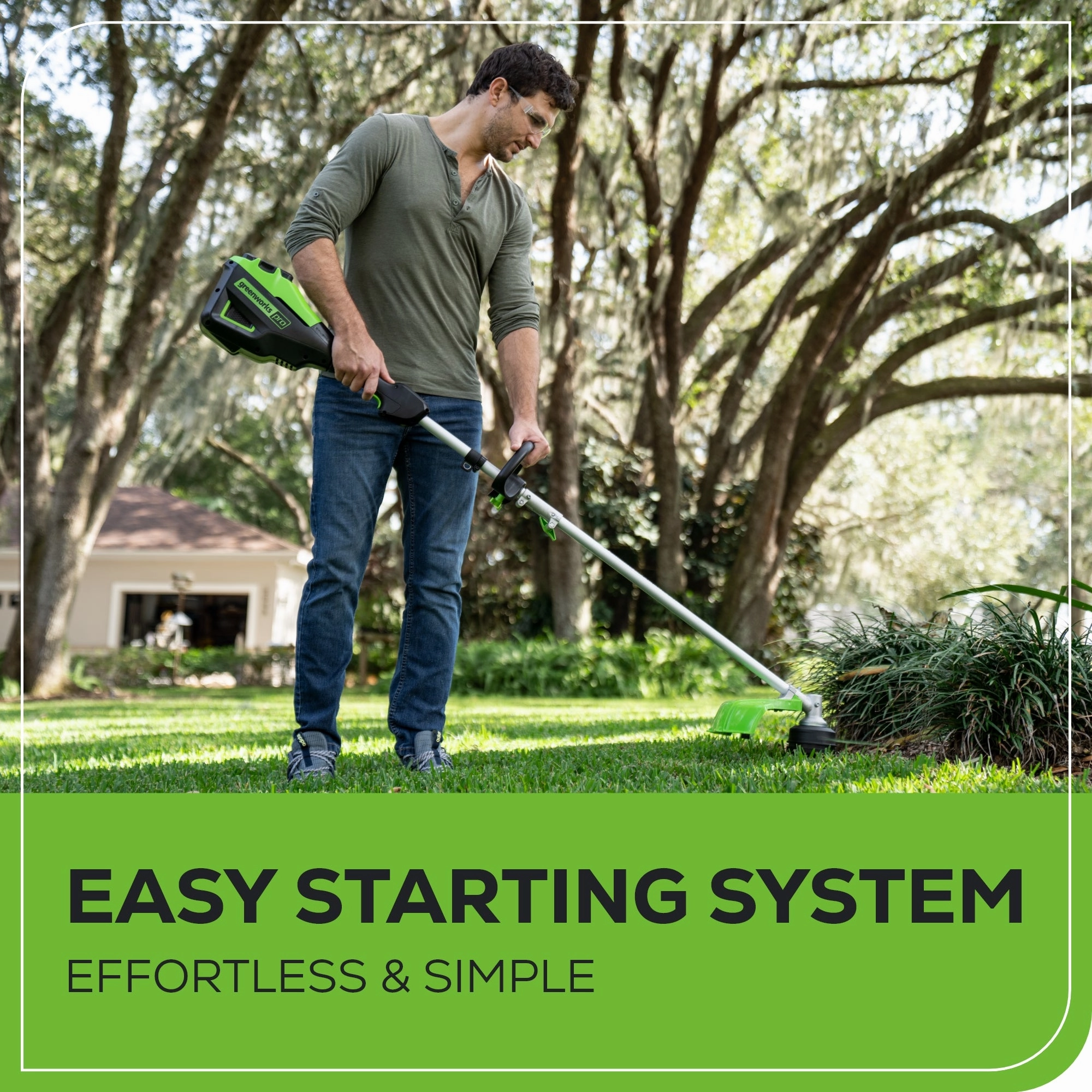 60V 16 Cordless Battery String Trimmer (Attachment Capable) & 16 Hedge Trimmer Attachment Combo Kit w/ 4.0 Ah Battery & Charger