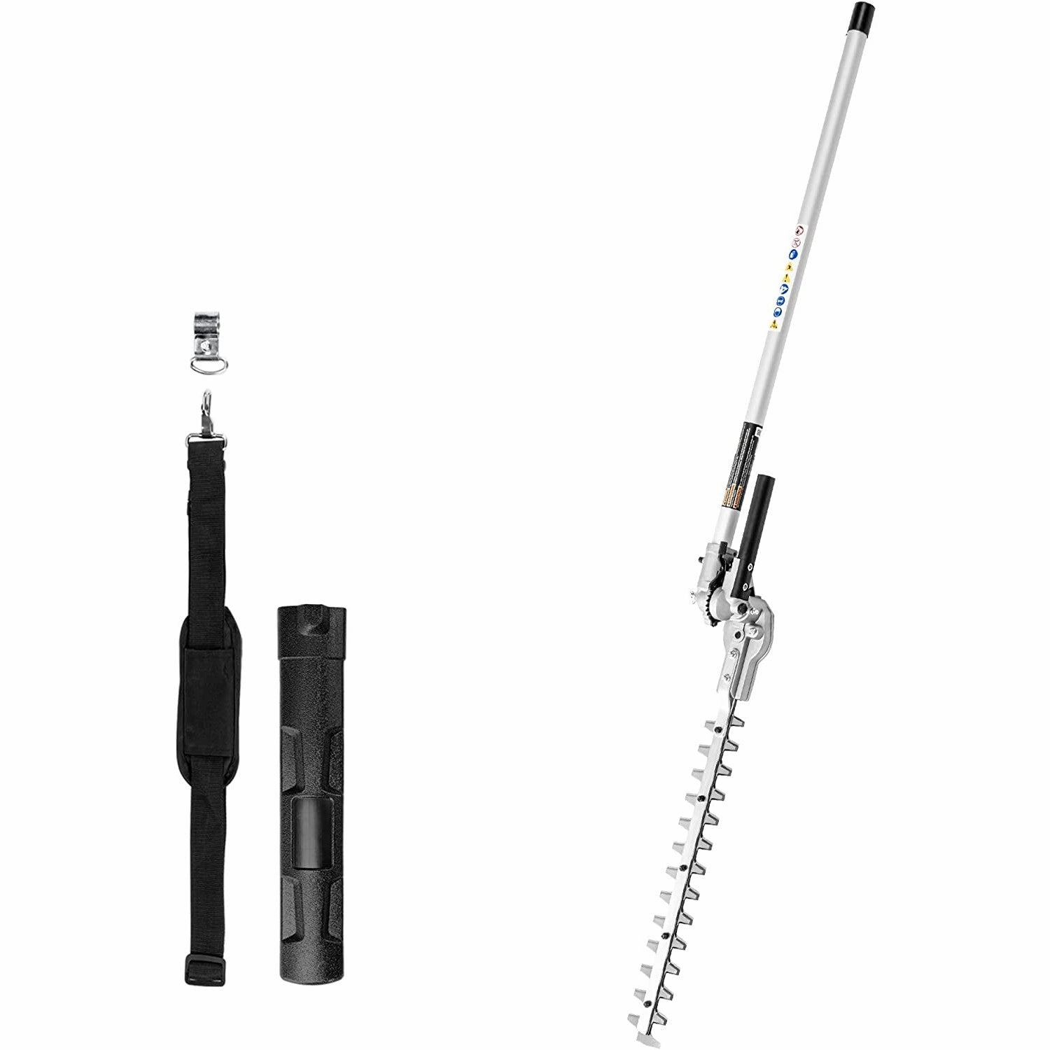 60V 16 Cordless Battery String Trimmer (Attachment Capable) & 16 Hedge Trimmer Attachment Combo Kit w/ 4.0 Ah Battery & Charger