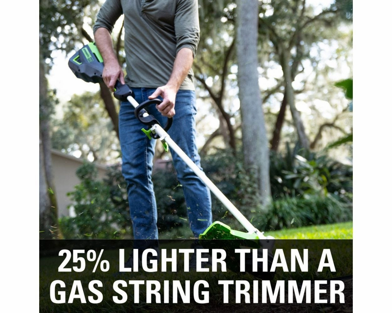 60V 16 Cordless Battery String Trimmer (Attachment Capable) & 8 Edger Attachment Combo Kit w/ 4.0 Ah Battery & Charger