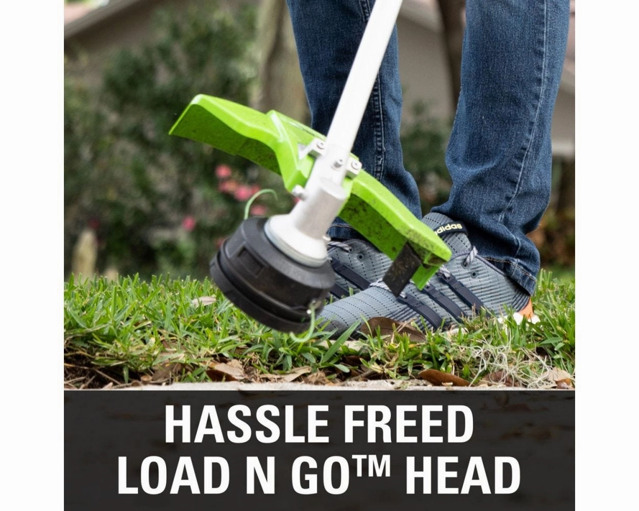 60V 16 Cordless Battery String Trimmer (Attachment Capable)& 10 Cultivator Attachment Combo Kit w/ 4.0 Ah Battery & Charger