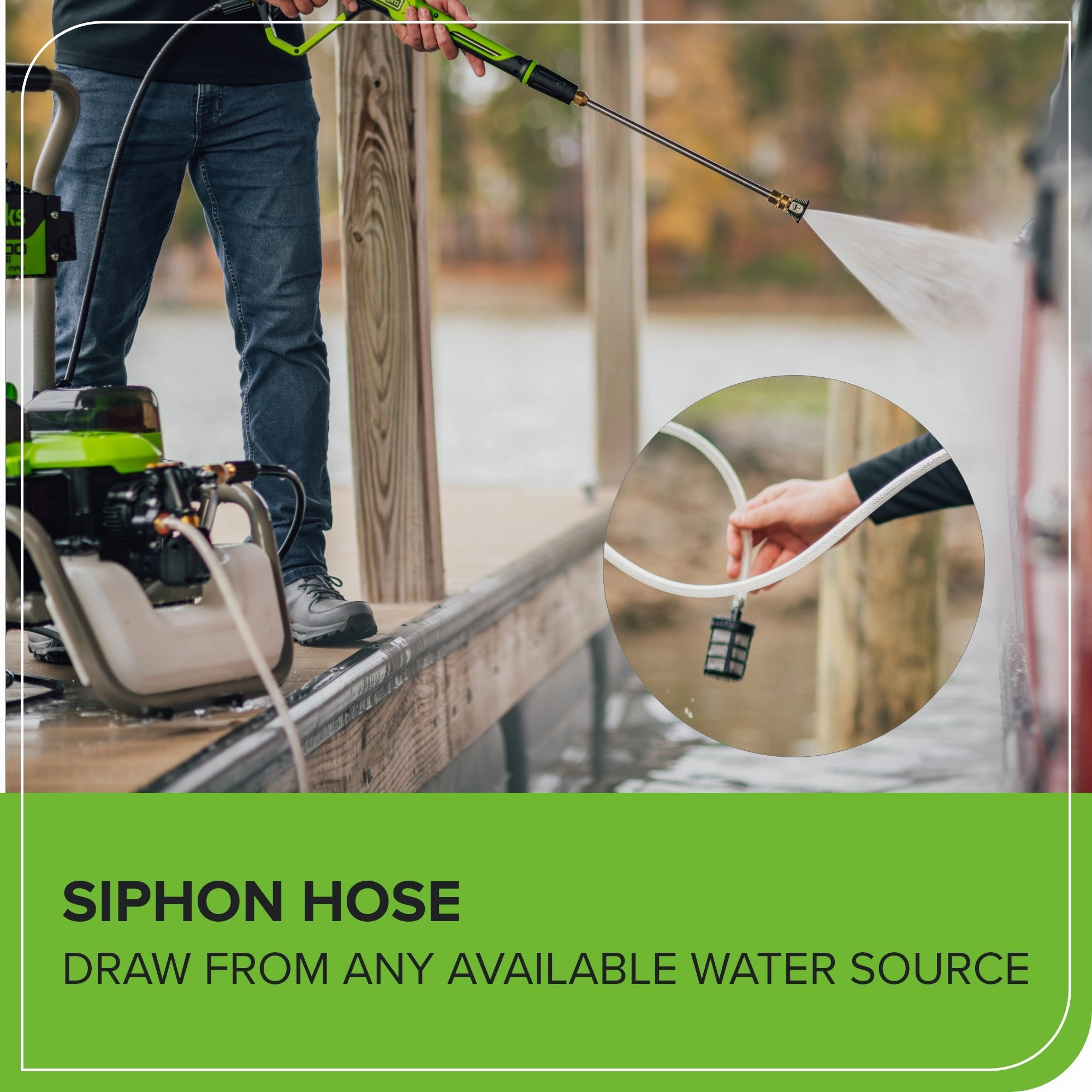 60V 3000-PSI 2.0 GPM Electric Pressure Washer (Tool Only)