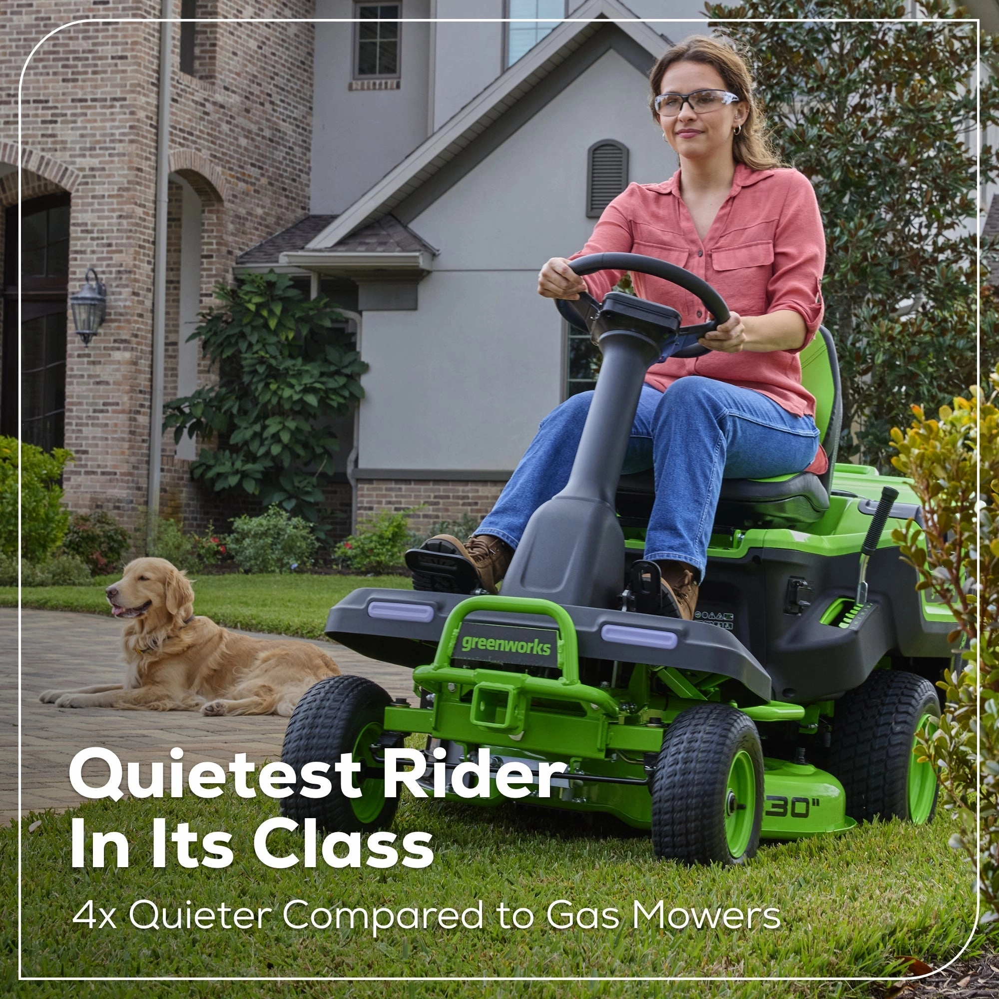 60V 30 CrossoverT Riding Lawn Tractor 3PC Combo Kit w/ Two 8.0Ah Batteries. Two 4.0Ah Batteries. One 2.5Ah Battery and Two Chargers