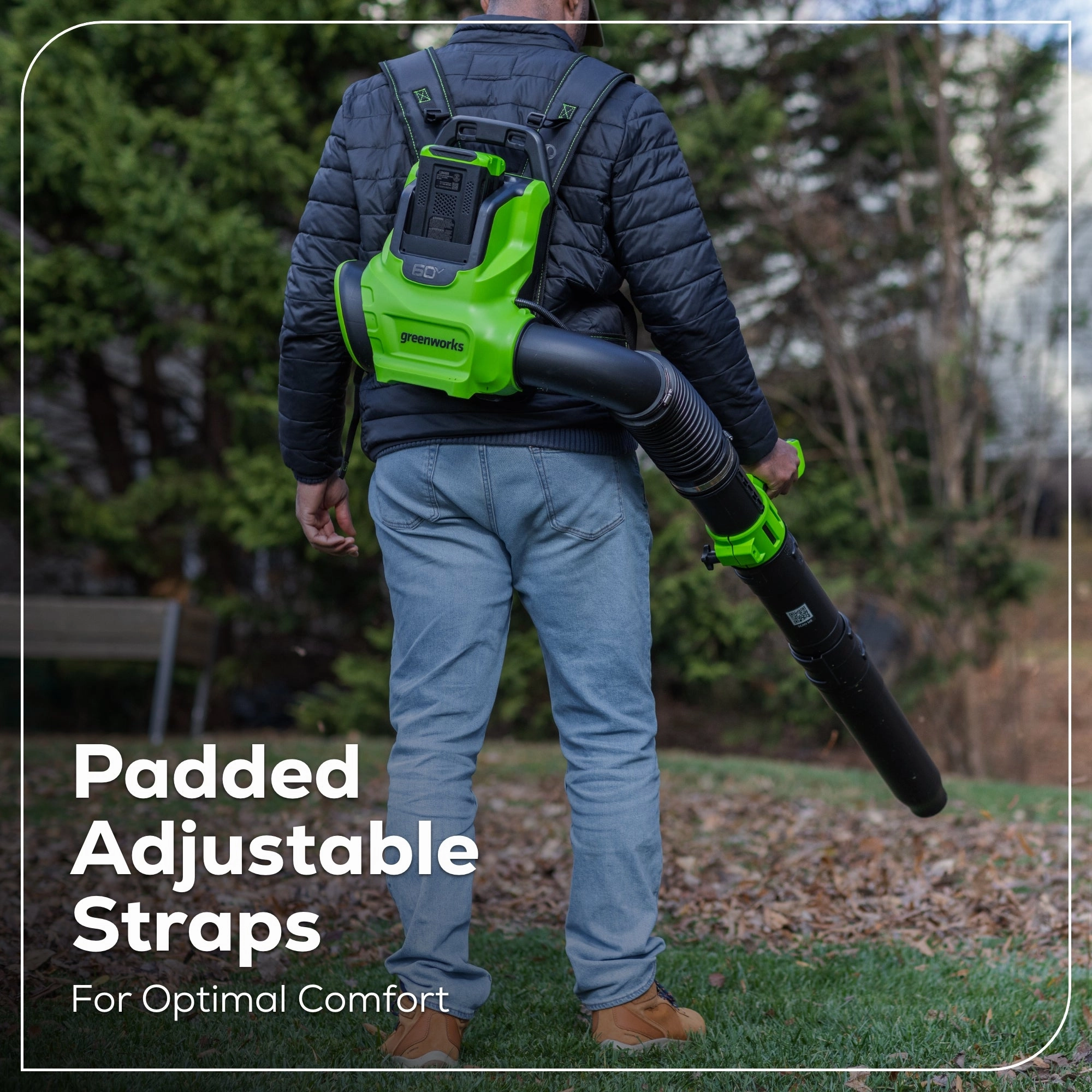 60V 730 CFM Cordless Battery Backpack Blower (Tool Only)