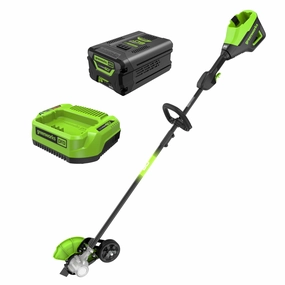 60V 8 Cordless Battery Edger Black Shaft w/ 2.0Ah Battery & Charger