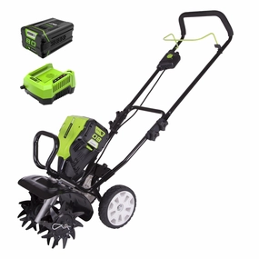80V 10 Brushless Cultivator / Tiller w/ 2.0Ah Battery & Charger