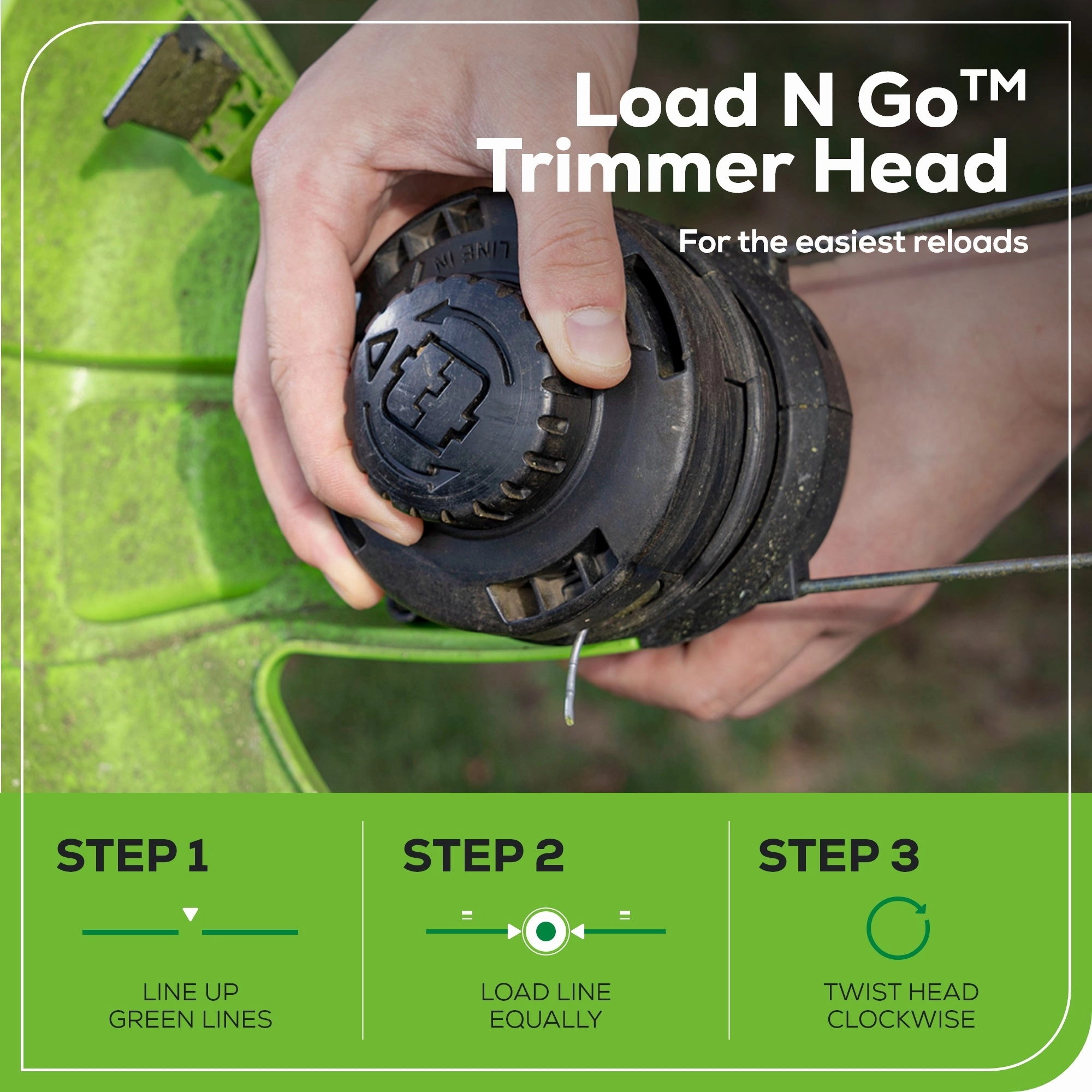 80V 13 String Trimmer w/ 2.0Ah Battery & Charger (Renewed)