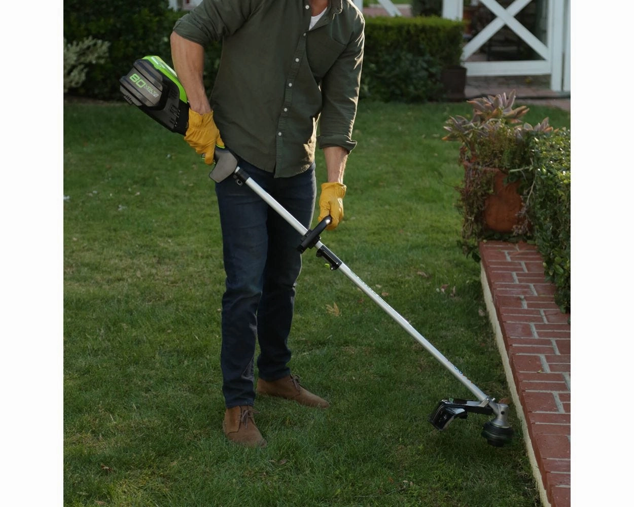 80V 16 Cordless Battery String Trimmer (Attachment Capable) w/ 2.0Ah Battery & Charger