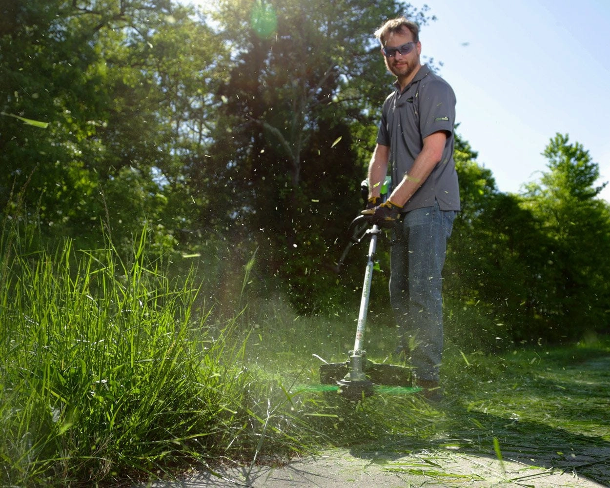 80V 16 Cordless Battery String Trimmer (Attachment Capable) w/ 2.0Ah Battery & Charger