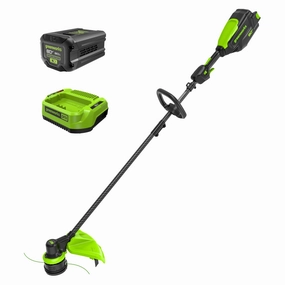 80V Cordless 16 Brushless Carbon Fiber String Trimmer w/ 2.0Ah Battery & Charger
