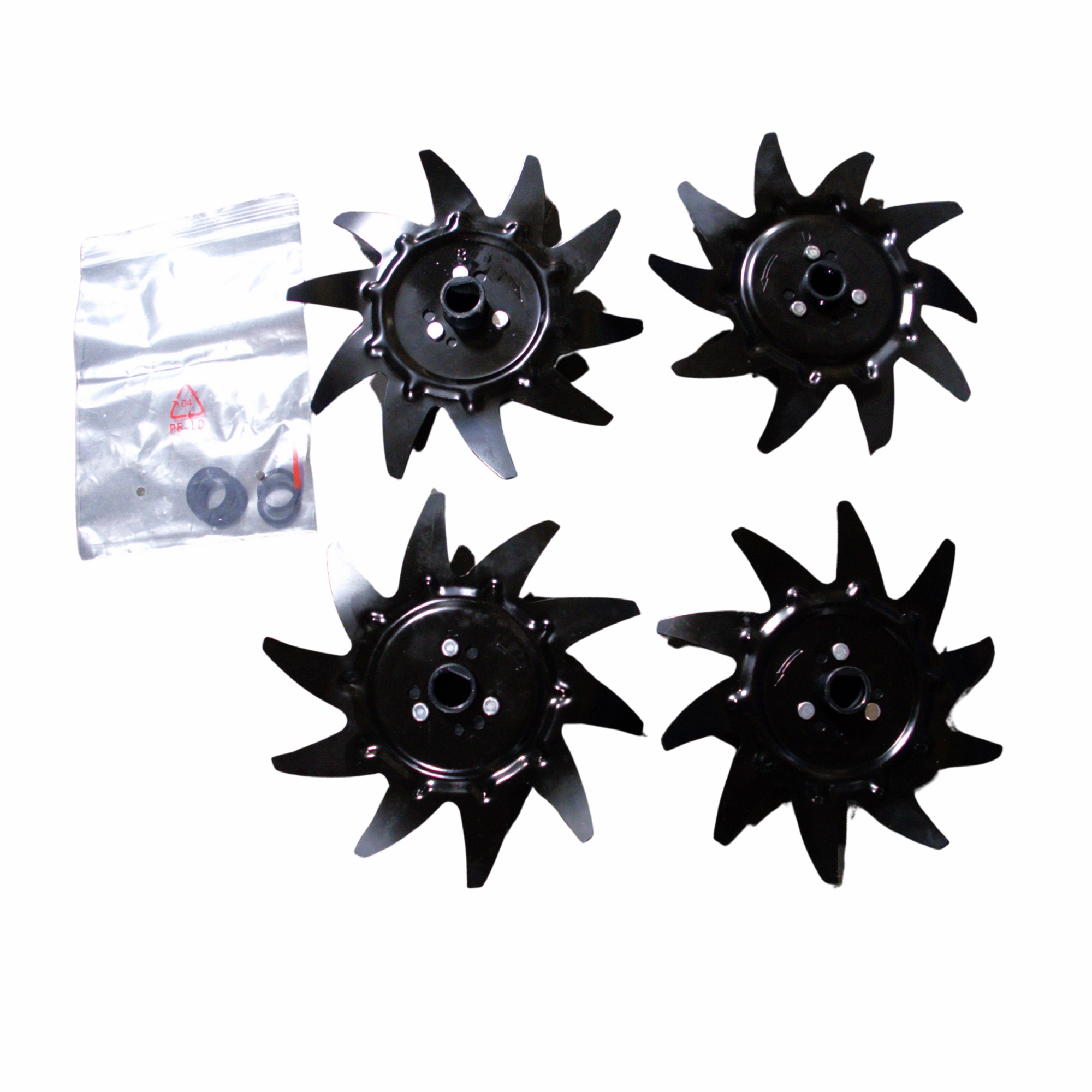 8-Inch Replacement Cultivator / Tiller Tines (4 Pack)