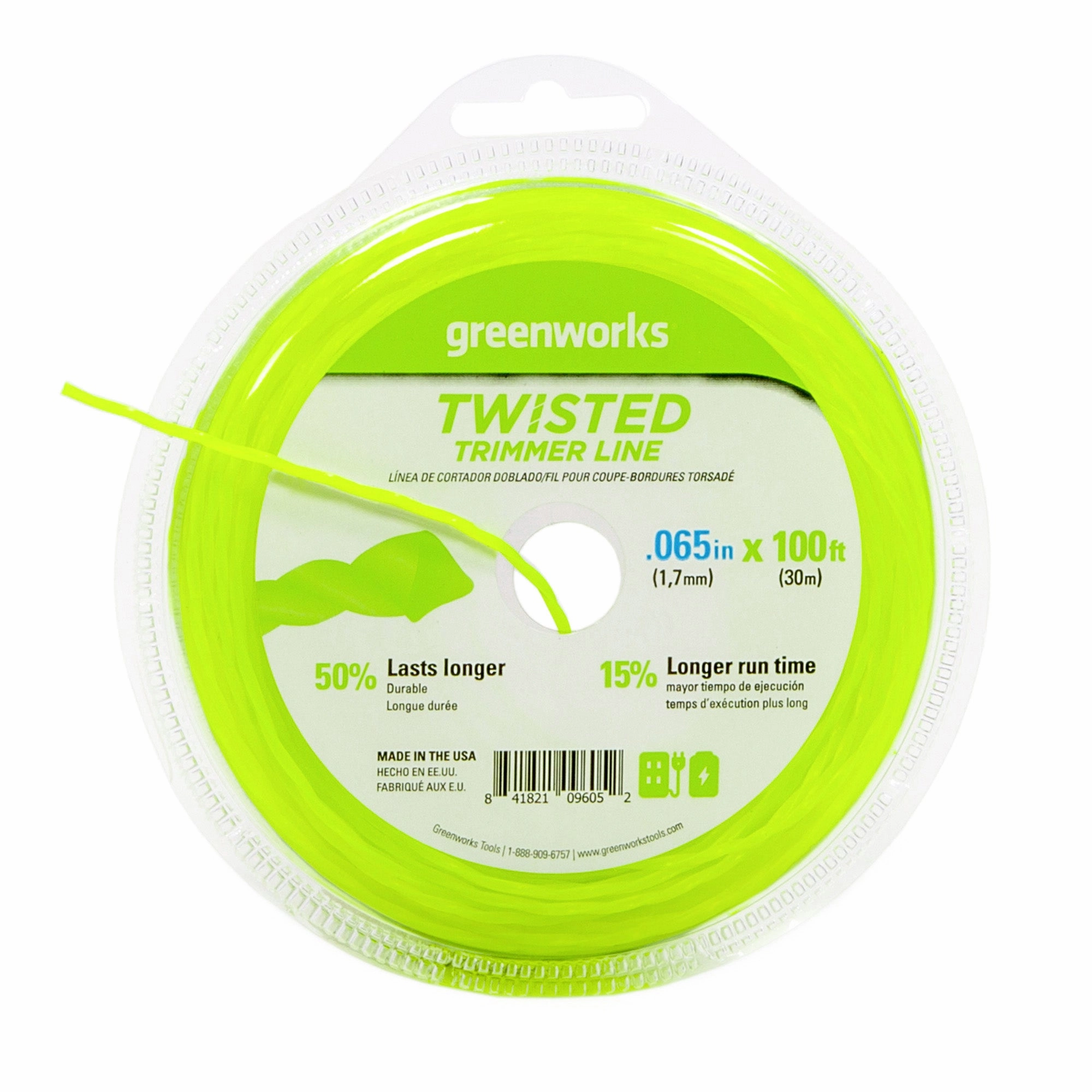 .065 Ultra Twisted String Trimer Line (100-Feet)