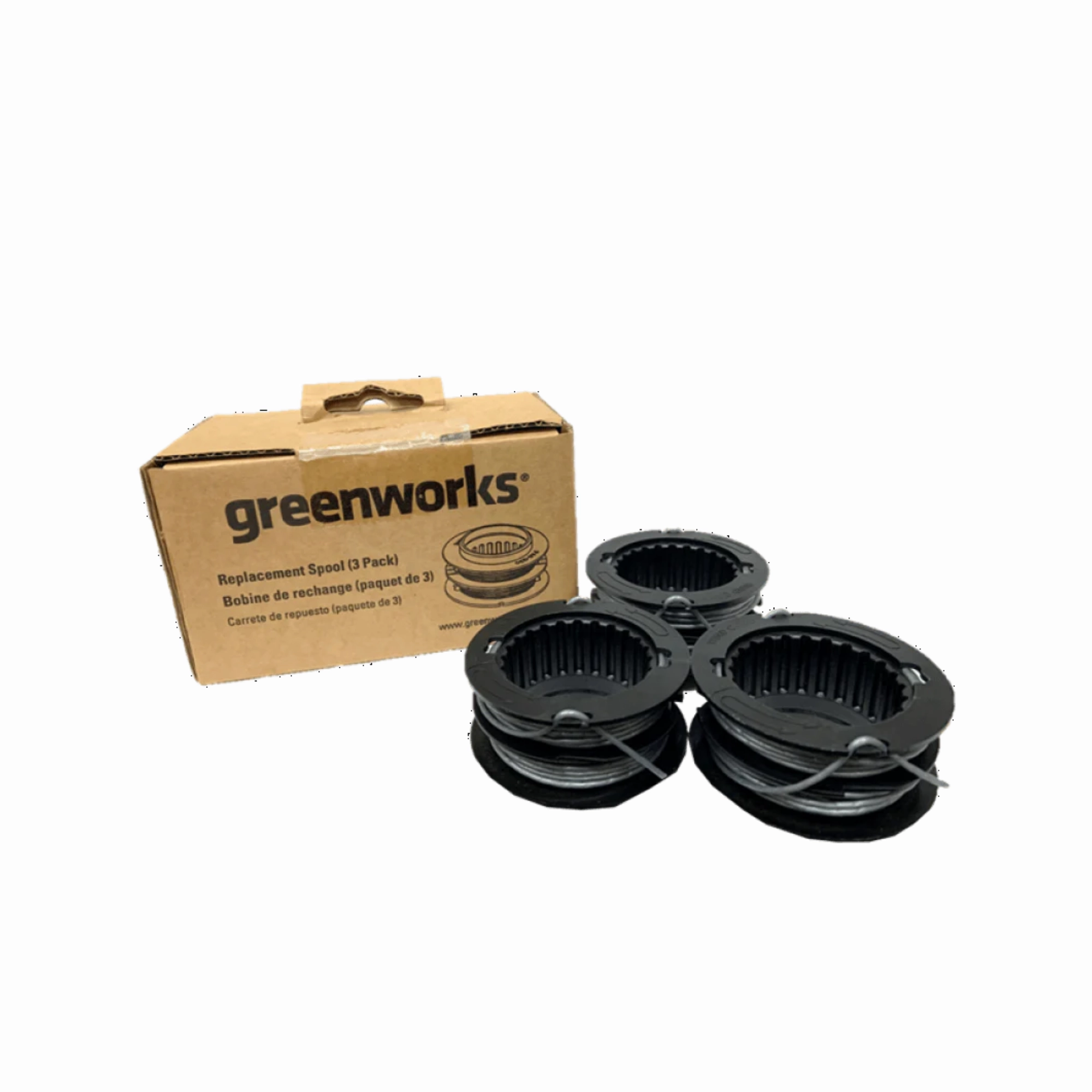 .080 Replacement Dual Line Spool (For 80V and 60V Gen I Trimmer) - Model STF402 (3 pack)