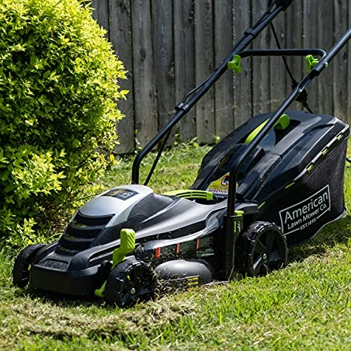         American Lawn Mower Company 50514 14 11-Amp Corded Electric Lawn Mower. Black       