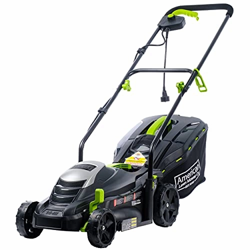         American Lawn Mower Company 50514 14 11-Amp Corded Electric Lawn Mower. Black       