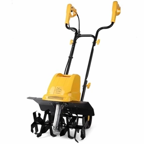        Garden Rototiller 16-Inch 13.5-Amp Corded Electric Tiller/Cultivator. Adjustable Wheels. 8-Inch Tilling Depth. Powerful and Lightweight Tiller       