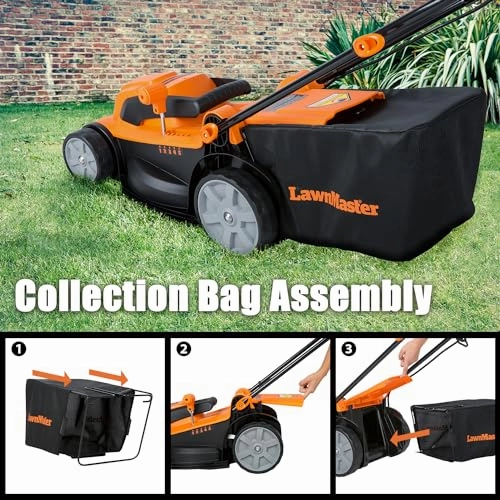         LawnMaster MEB1114K Electric Corded Lawn Mower 15-Inch 11AMP       
