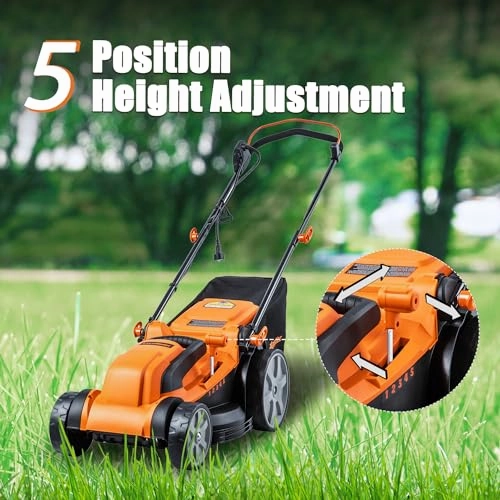         LawnMaster MEB1216K Electric Lawn Mower 16-Inch 12AMP       