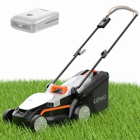         Litheli Cordless Lawn Mower 13 Inch. U20 Handy  20V Electric Lawn Mowers for Garden. Yard and Farm. 5 Heights Adjustment. Light Weight.4.0Ah Portable Battery Included       