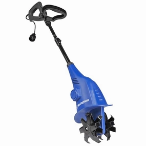        Westinghouse 6-Inch. 2.5 Amp Corded Electric Mini Tiller Cultivator for Gardening. Lightweight. 4 Steel Blades       