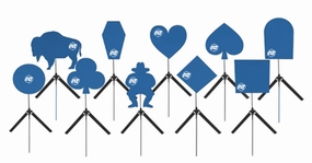 Action Targets Cowboy Shooting Target Heart - 18 x 18